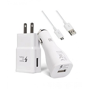 Samsung Adaptive Fast Car Charger For Galaxy S7 White