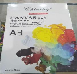 Canvas Pads 10 Sheets For Painting A3