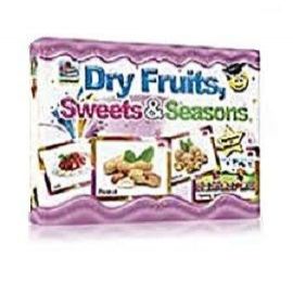 Fruits Flashcards - Dry Fruits Flashcards - Sweets & Seasons Flashcards