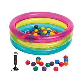 Intex Children's 3-Ring Inflatable Baby Ball Pit