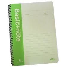 Deli Spiral Notebook, 60 Sheets A5 (7683)