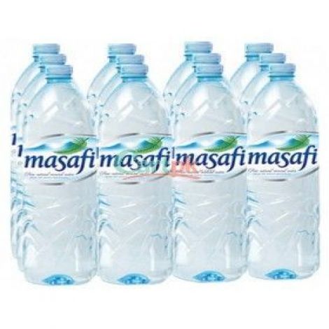 Masafi Pure water bottle 1.5 liter 1x12 carton