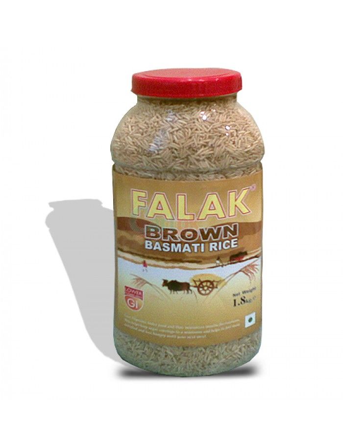 Falak Brown Basmati Rice Bottle 1.5 KG